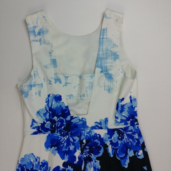 Anthropologie MAEVE Floral A-Line Open-Back Dress - Picture 3 of 7